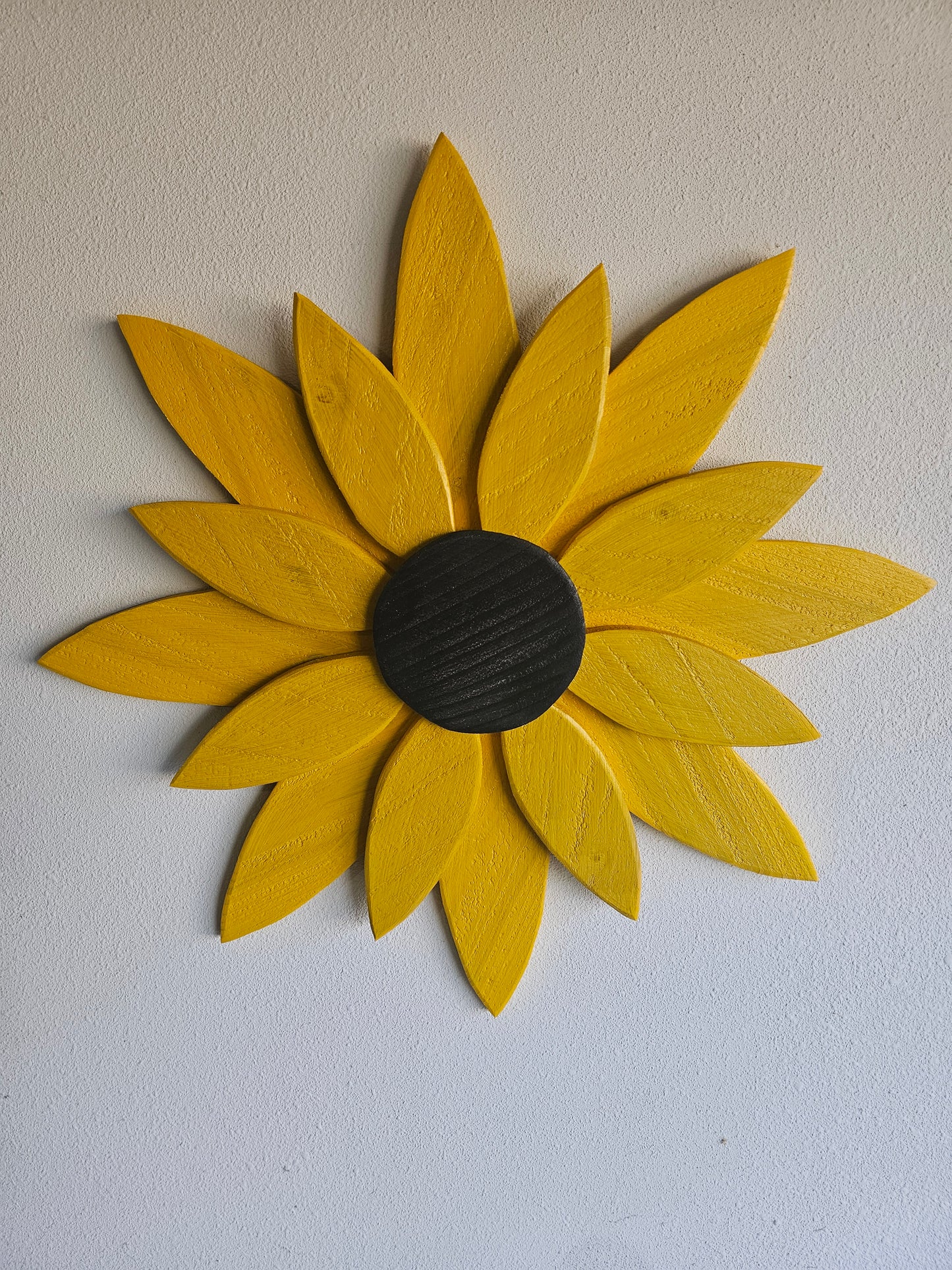 Large Wood Flower Wall Art