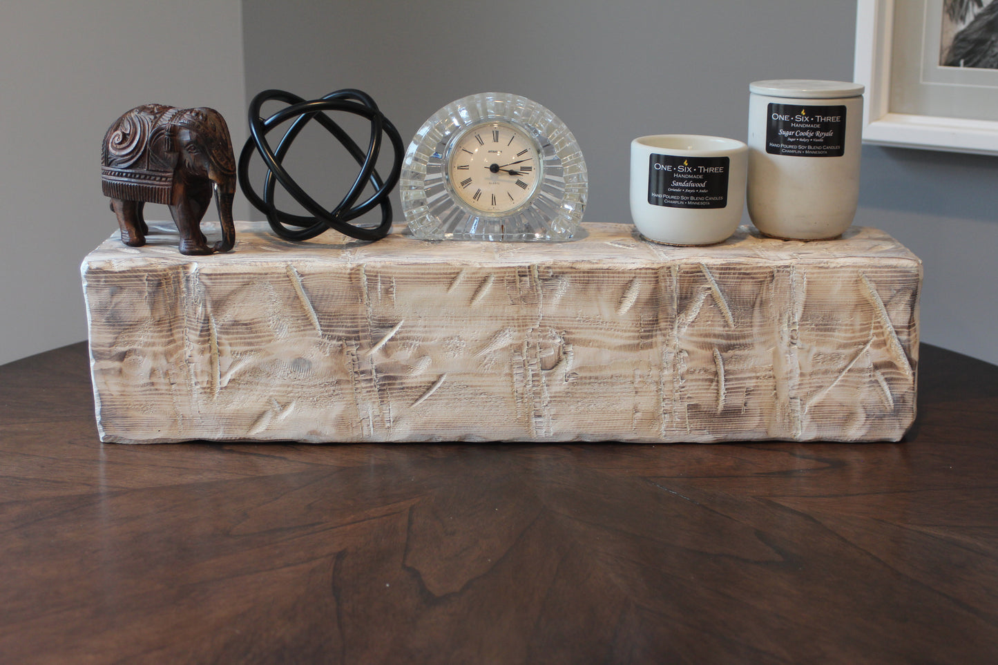 Distressed Wood Shelf