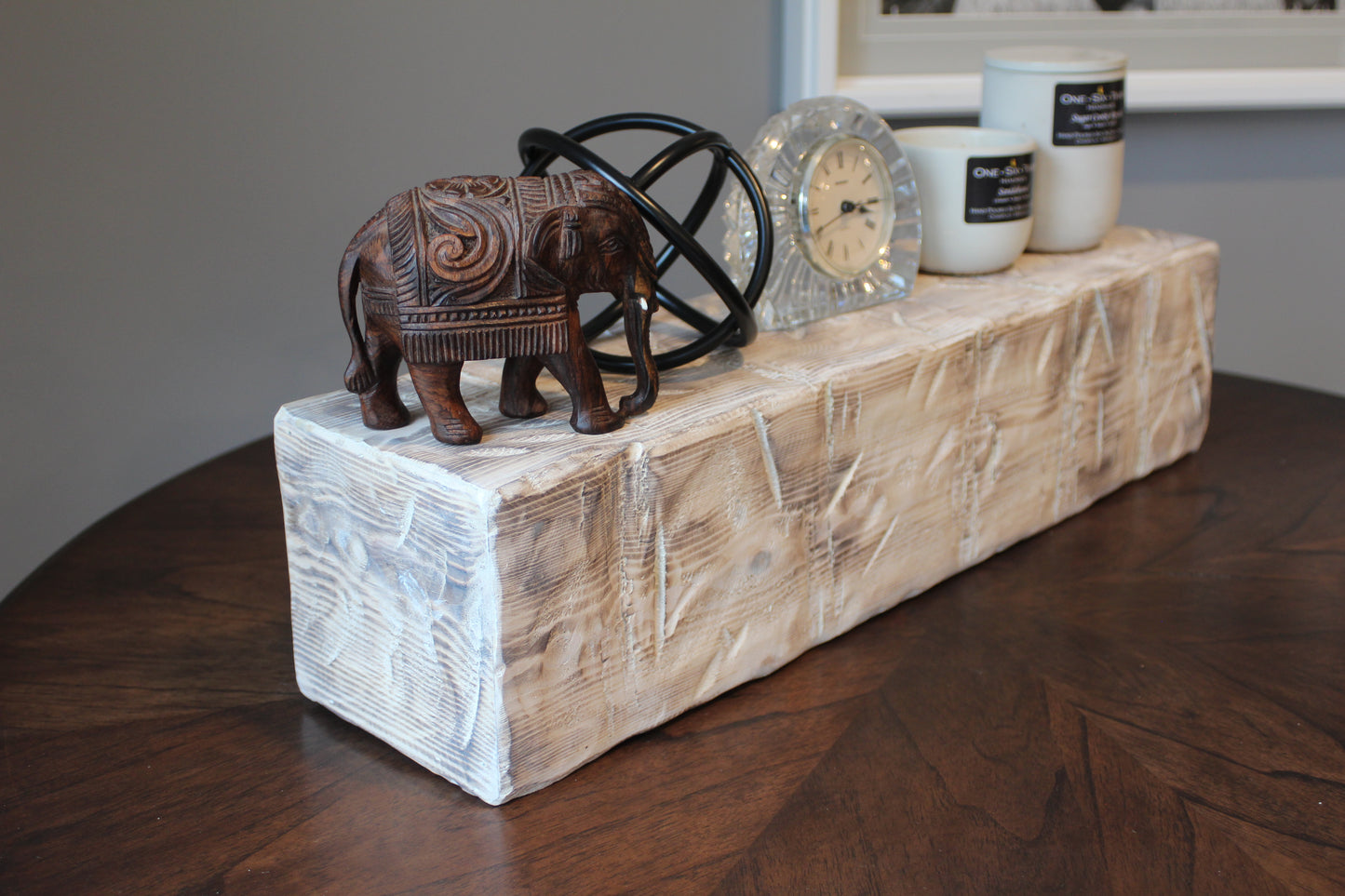 Distressed Wood Shelf
