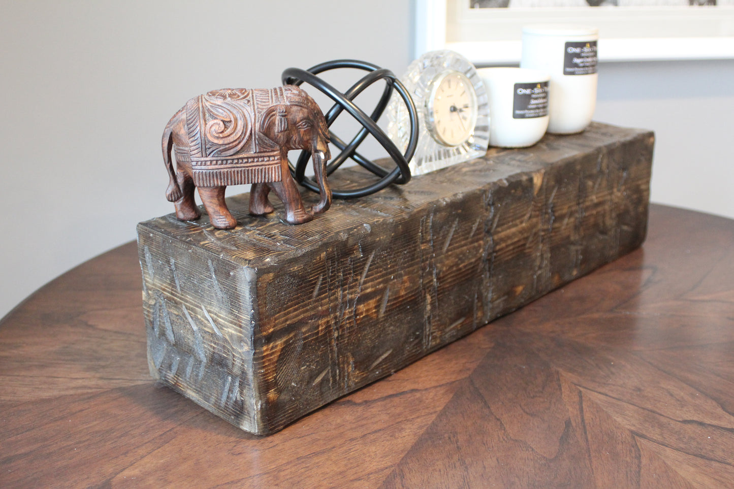 Distressed Wood Shelf