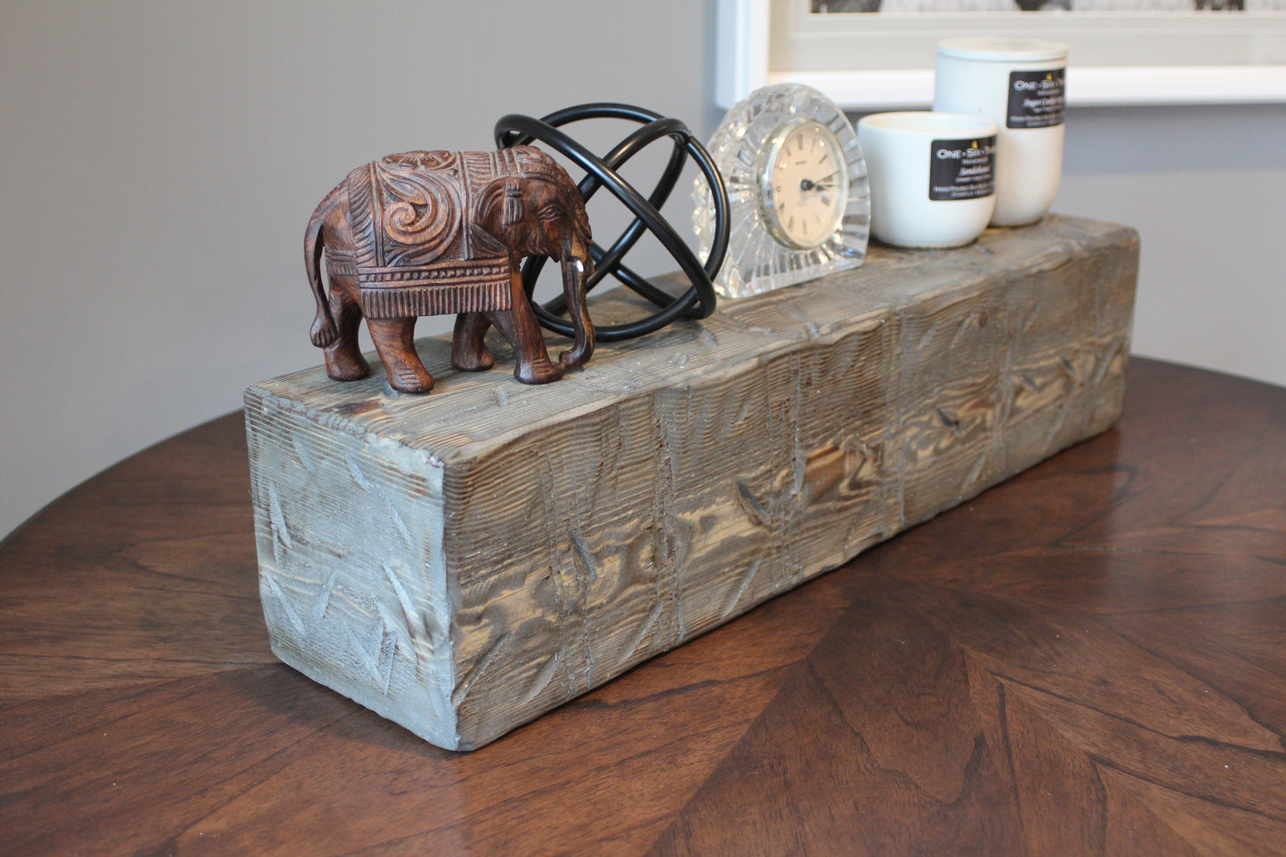 Distressed Wood Shelf